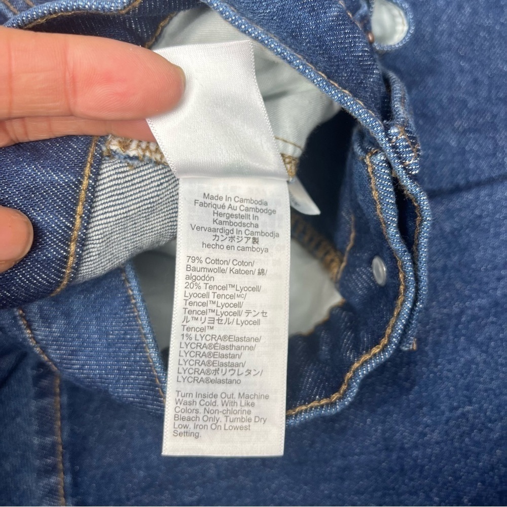 NWT J. Crew Factory Essential Straight Jeans Size 28 - Picture 4 of 6